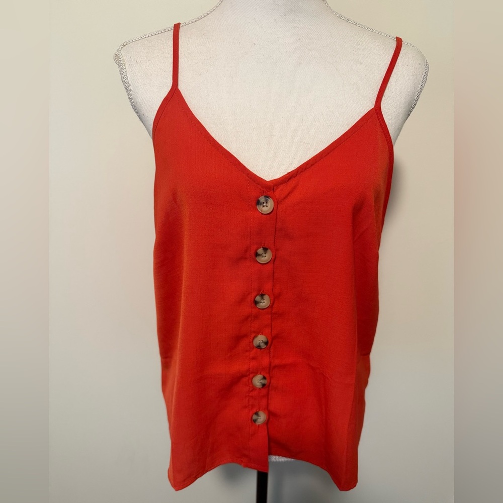 Paper Crane Orange Blouse Size L